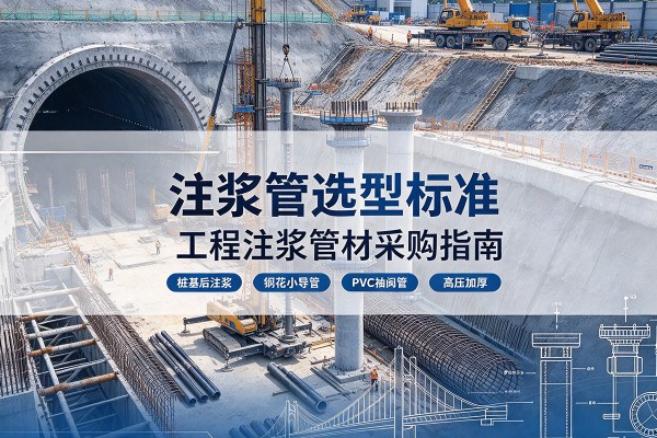 坡头注浆管选型标准