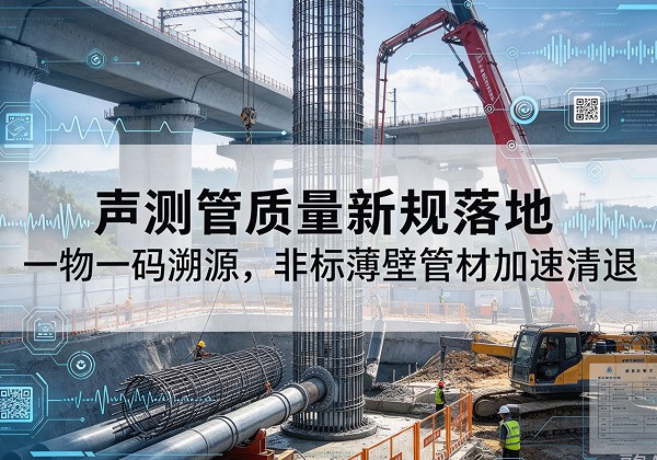 坡头声测管质量新规落地，一物一码溯源，非标薄壁管材加速清退